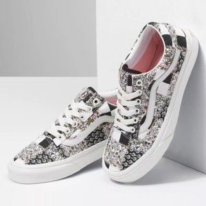 Pink Floral Patchwork Old Skool Vans